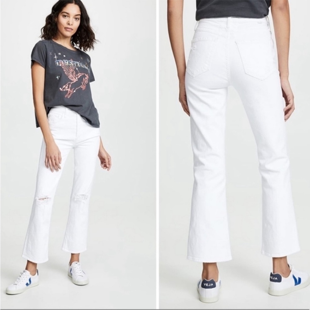 MOTHER The Tripper White Jeans size 27